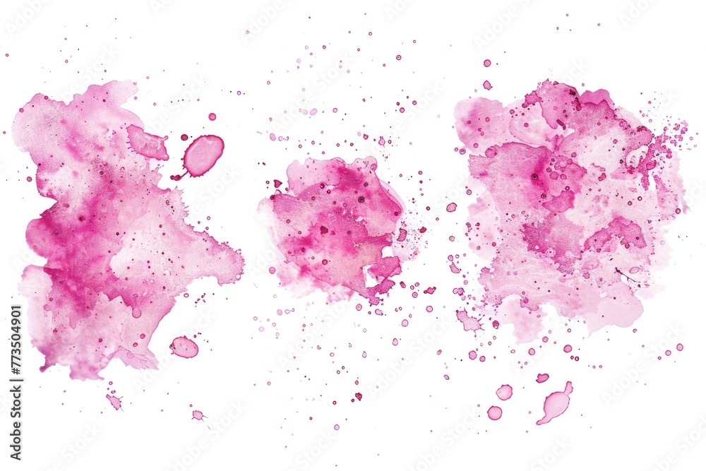 Pink spots on a white background. Suitable for various design projects