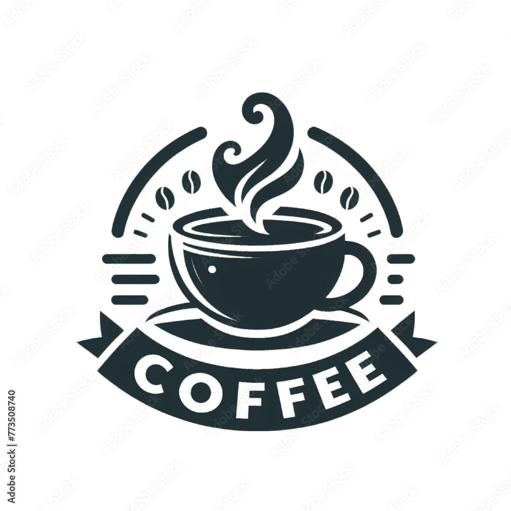 Coffee cup logo design
