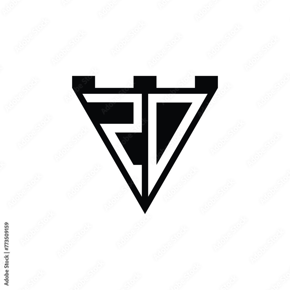 ZO, OZ, Abstract initial monogram letter alphabet logo design ZO, OZ, Abstract initial monogram letter alphabet logo design