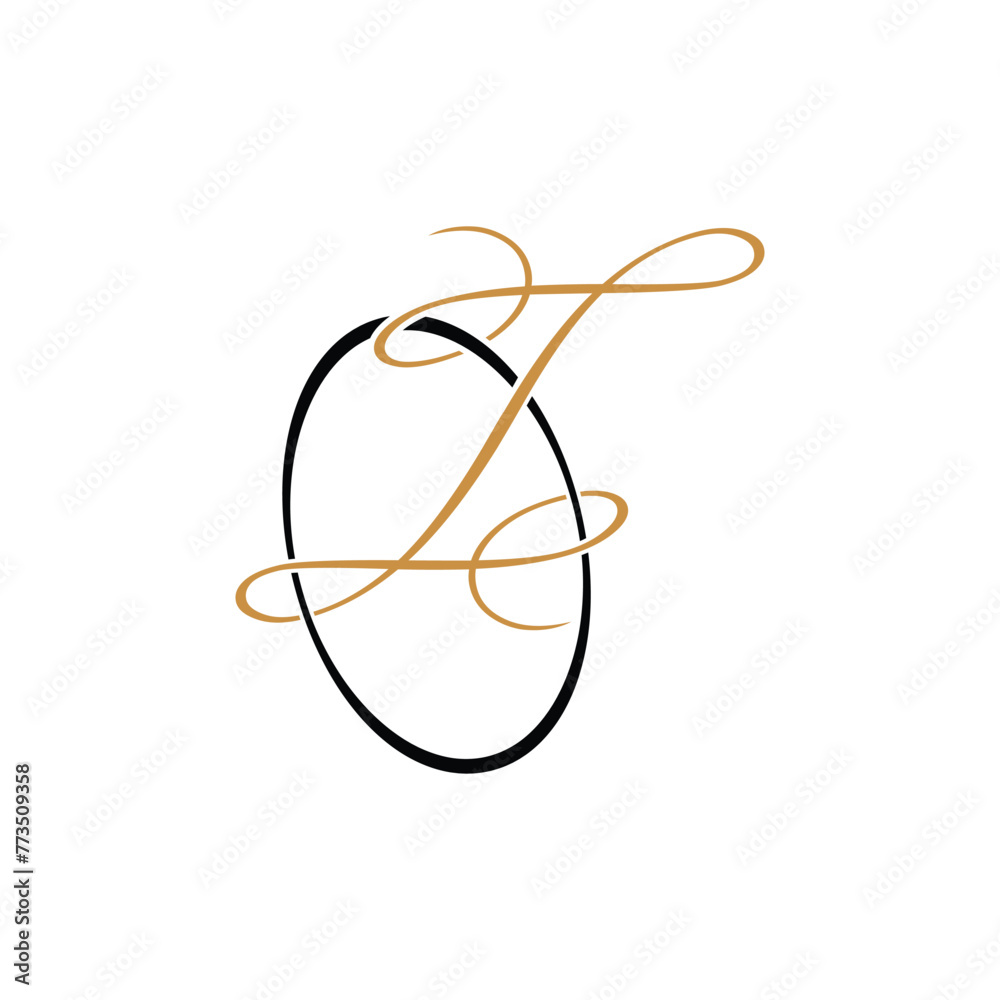 Alphabet letters Initials Monogram logo ZO, OZ, O and Z