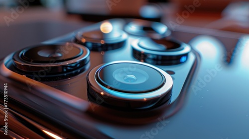 Close up of a stove top with four burners, perfect for home improvement projects