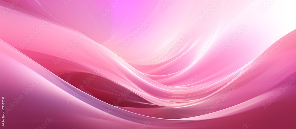 A detailed view showcasing a pink and white abstract backdrop highlighted by a gracefully curved design