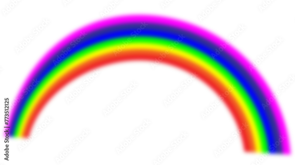 Obraz premium Rainbow gradient illustration