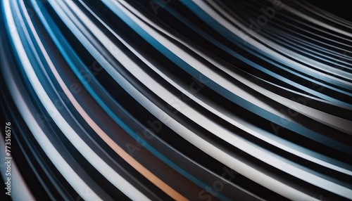 Abstract background with lines and waves. Composition of shadows and lights.