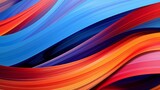 Abstract digital artwork featuring vibrant and dynamic lines in various colors 