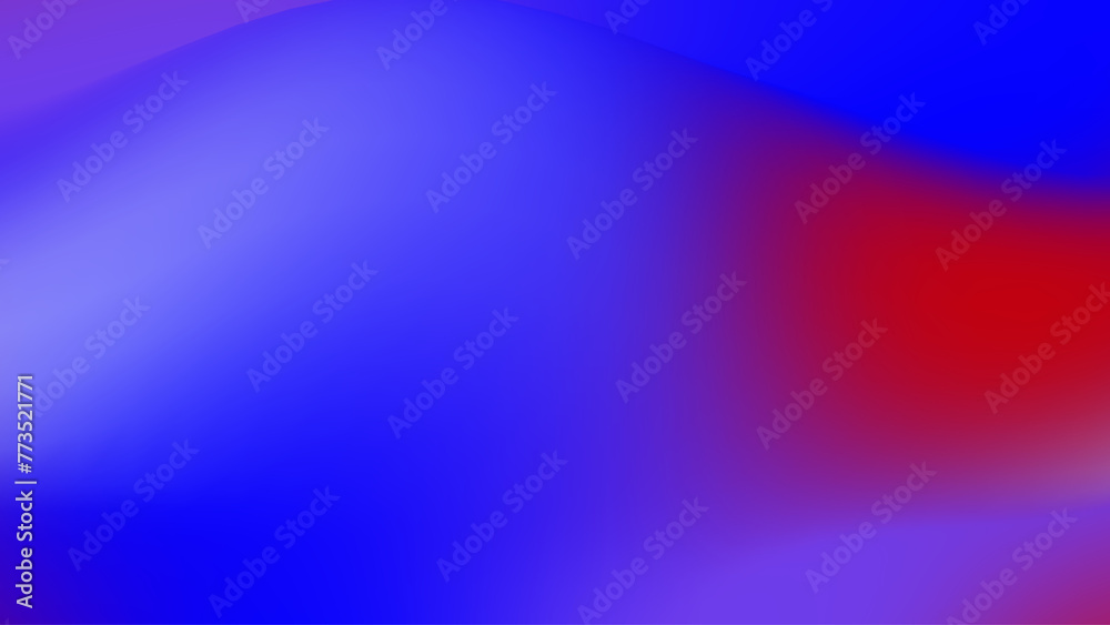 Abstract blue and red color wave design