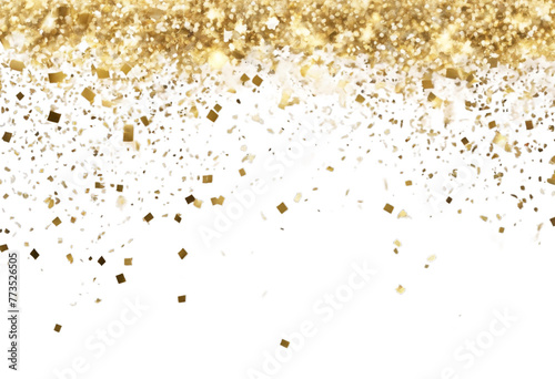 Frame background sparkle splatter Gold confetti transparent border Foil brush luxury stroke sparkling glistering illustration decoration pattern iso