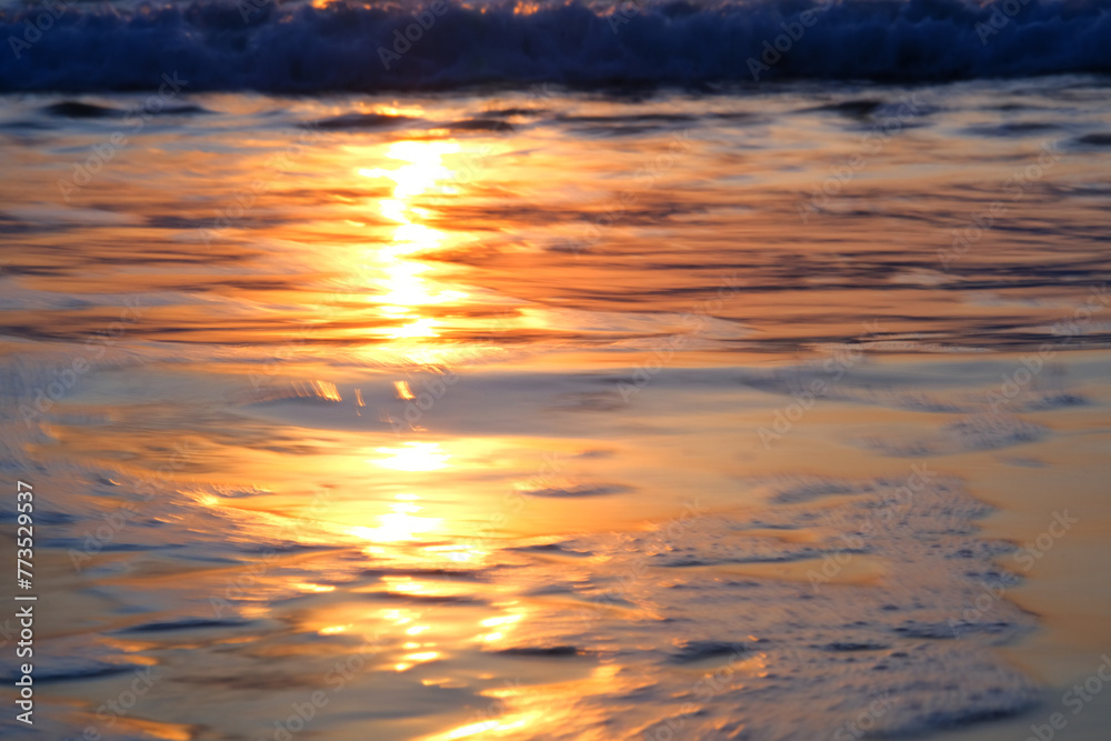 Close up of wave motion as background