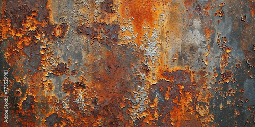 Rusty metal red and black texture background. Old grunge rusty texture steel metal wallpaper background. Grunge rusty orange brown metal corten steel stone background texture banner panorama