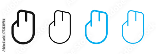 Computer mouse icons. Computer Mouse. Computer mouse vector icons.