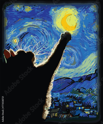 Vintage Retro Kitten Lover Cat Lover Cute Japanese