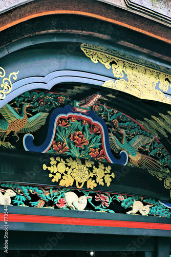 竹生島の宝厳寺唐門