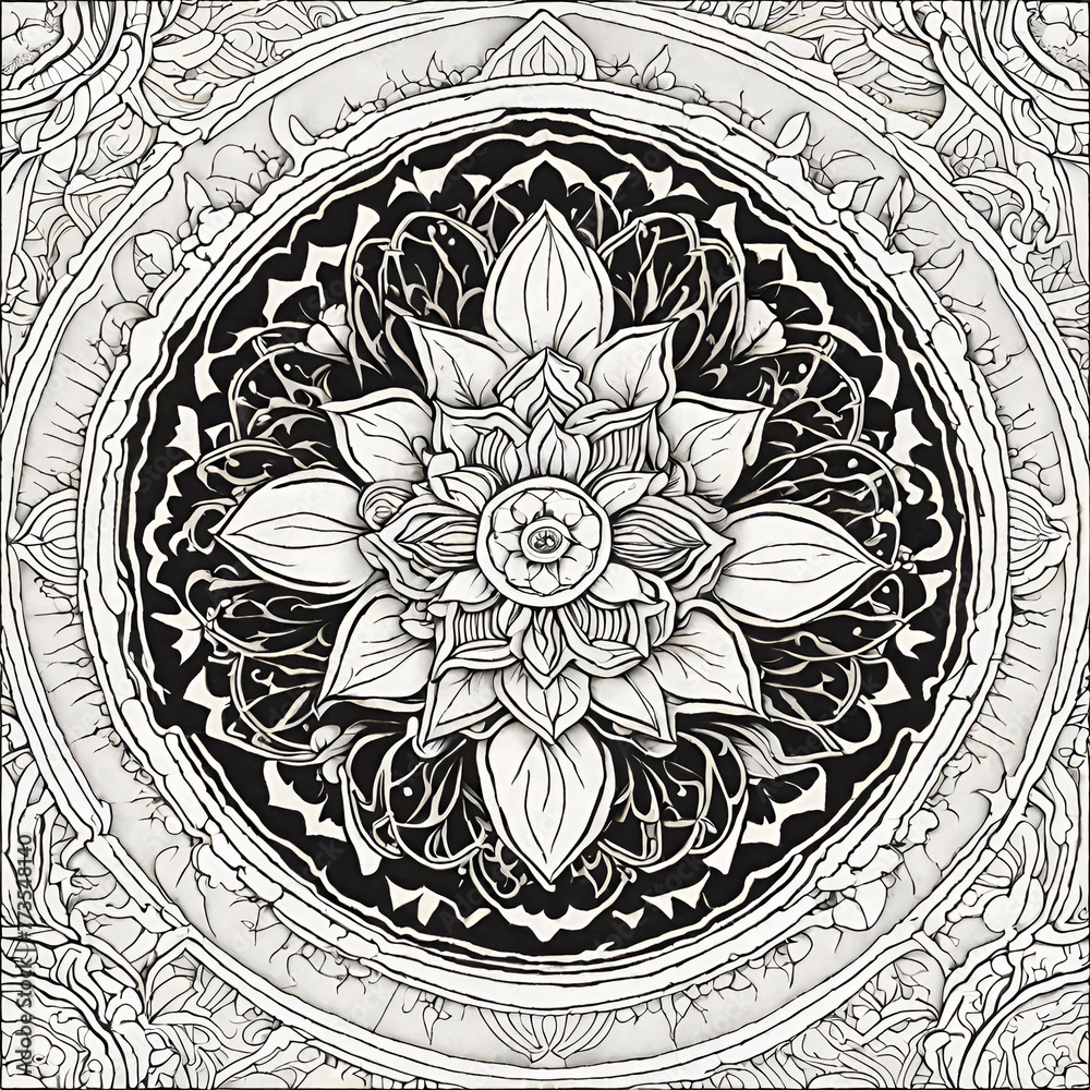 Fototapeta premium ornamental round ornament