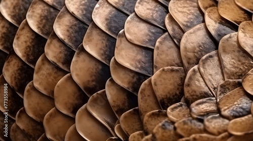 With a distinct layout, the skin of a queen snake features dark brown or black crossbands that run horizontally along its body in a fascinating pattern.