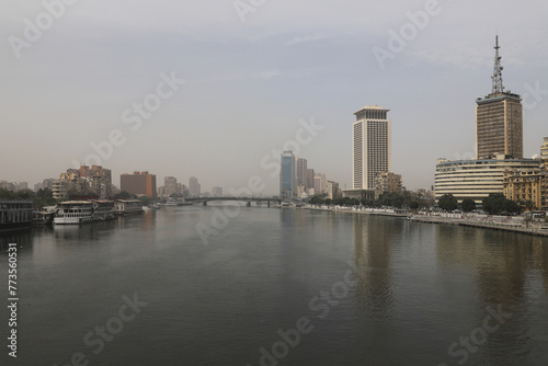 TV Building, The Nile, Bridge, Sand Storm