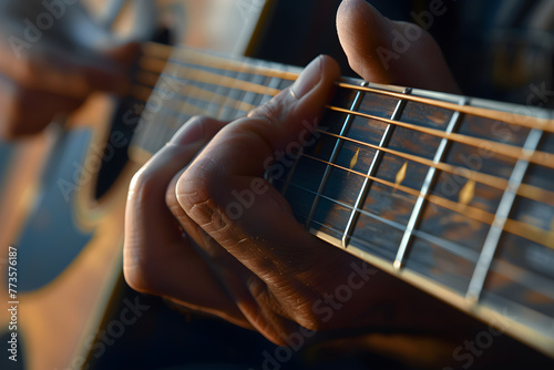 The Art of Playing Major Chords on Acoustic Guitar - A Pictorial Guide photo