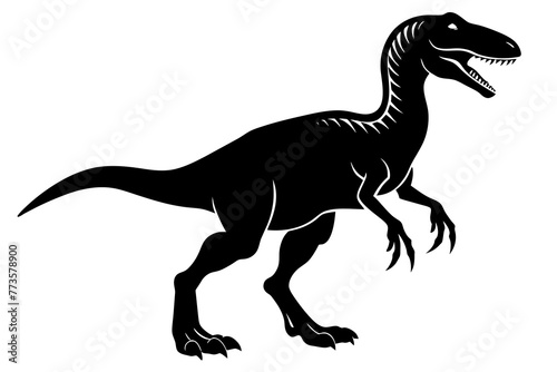 dinosaur silhouette vector illustration