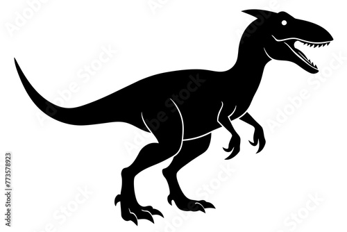 dinosaur silhouette vector illustration