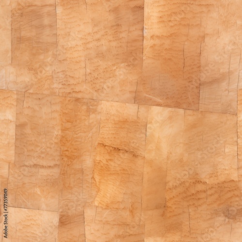 Surface of Karelian birch veneer. Top view. Seamless texture