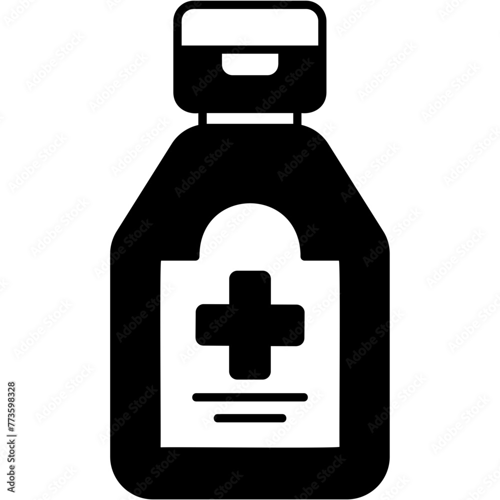 Fototapeta premium Antiseptic Icon