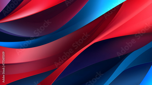 Digital red and blue linear geometric abstract graphic poster web page PPT background