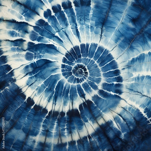 Blue Swirl Tie Dye