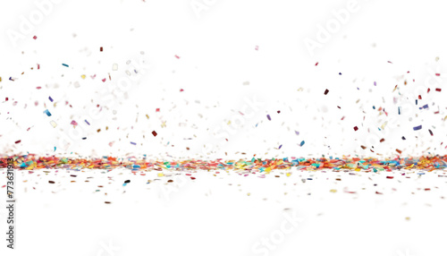 seamless colorful border white horizontal background confetti illustration design pattern colourful party texture happy decoration cute celebration
