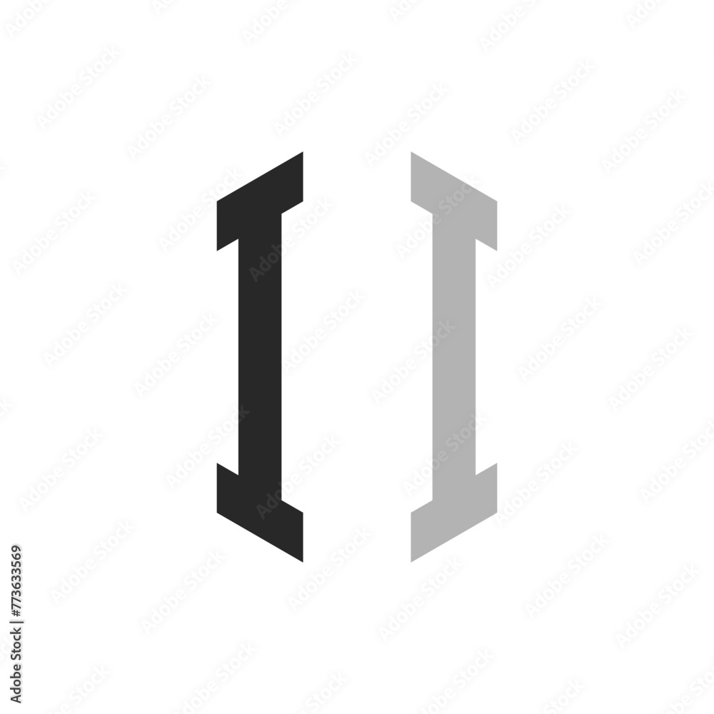 Modern Unique Hexagon Letter II Logo Design Template. Elegant initial II Letter Logo Concept Modern Unique Hexagon Letter II Logo Design Template. Elegant initial II Letter Logo Concept