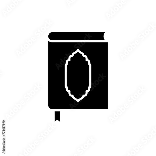 Al-Qur'an Icon - Line Icon - Editable Vector : Suitable for Islamic Theme and Other Graphic Related Assets.	