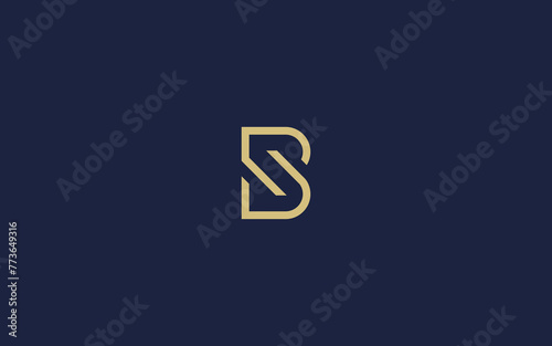 letter bs or sb logo icon design vector design template inspiration photo