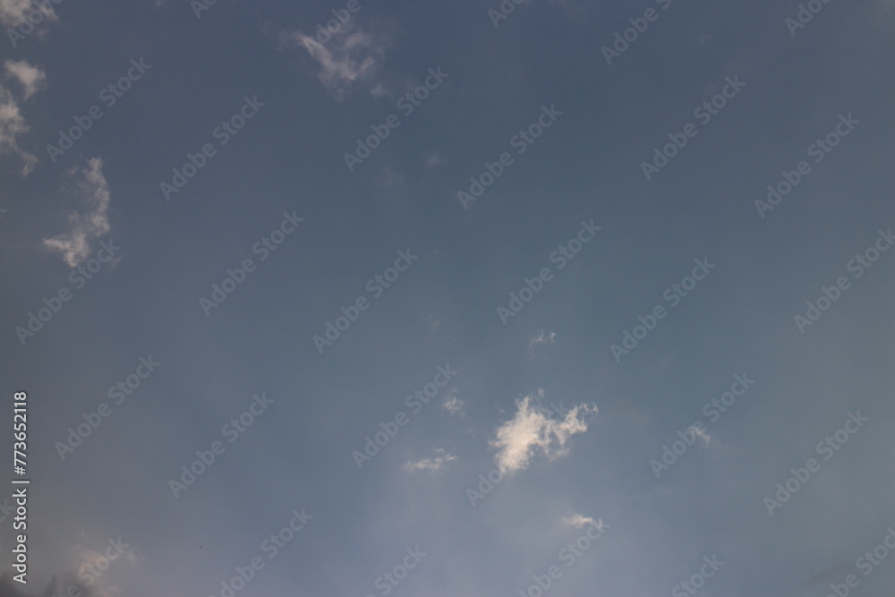 Natural daylight and white clouds floating on blue sky. Natural daylight and white clouds floating on blue sky.