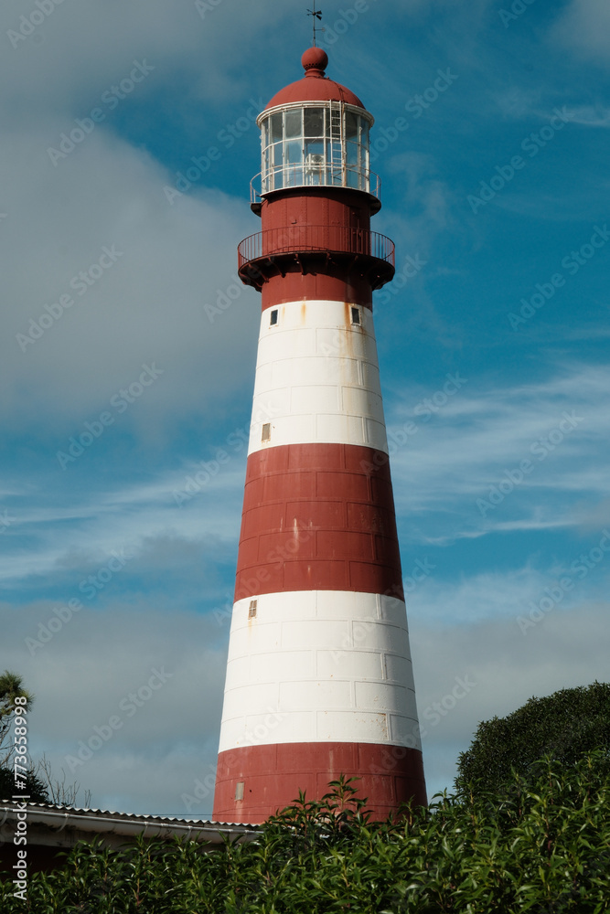 old lighthouse on the Atlantic Ocean, Mar Del Plata, Argentina, 25.03.2024
