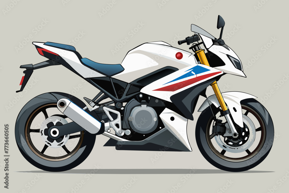 motorcycle bike vector illustration