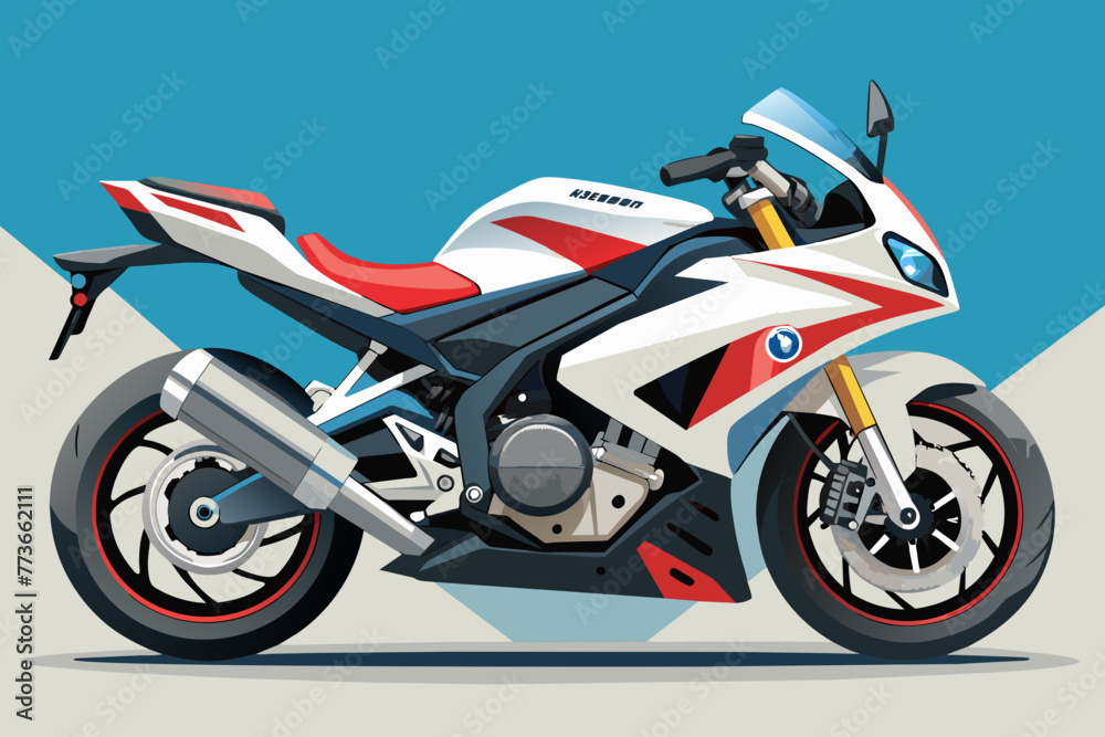 motorcycle bike vector illustration