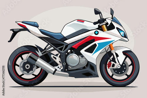 motorcycle bike vector illustration