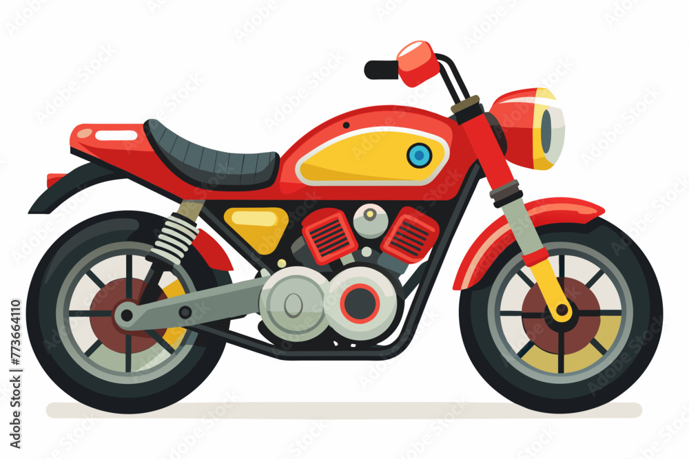 ducati scrambler vector illustration