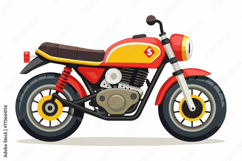 ducati scrambler vector illustration