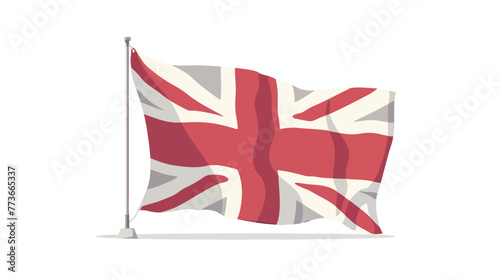 England national flag flat cartoon vactor illustrat