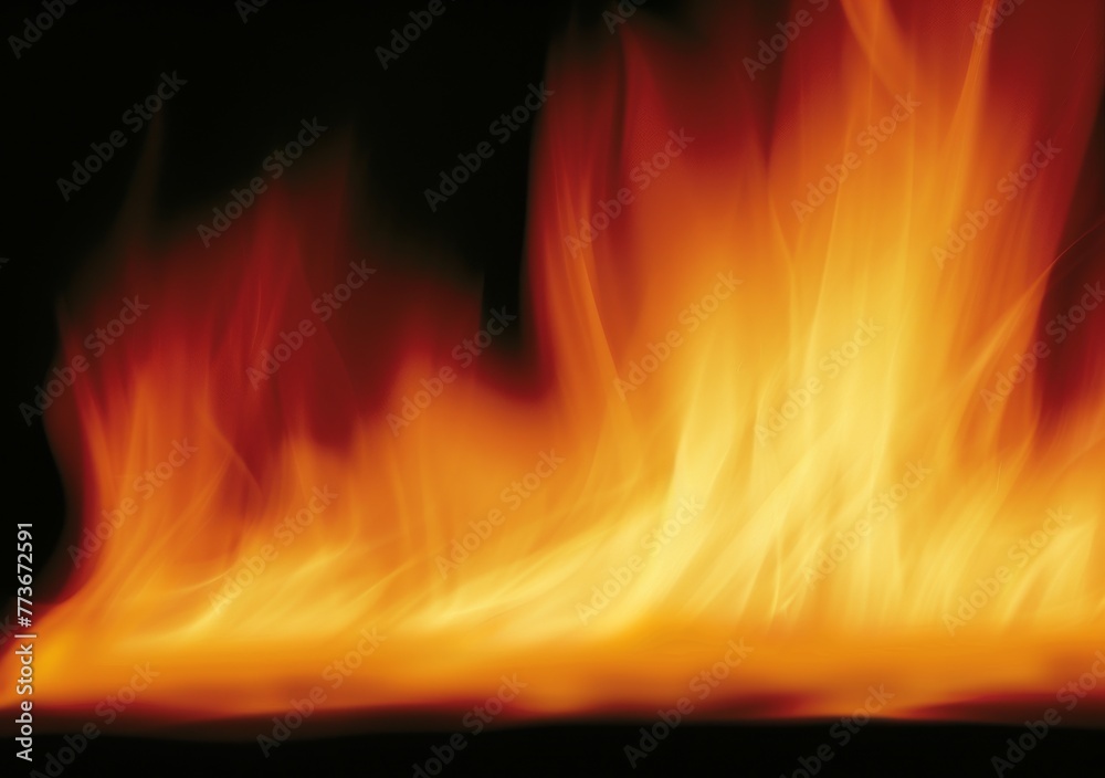 A close up of a flame with orange and red colors A close up of a flame with orange and red colors