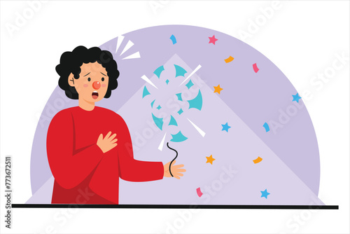 April Fools Flat Illustration Design