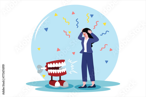 April Fools Flat Illustration Design