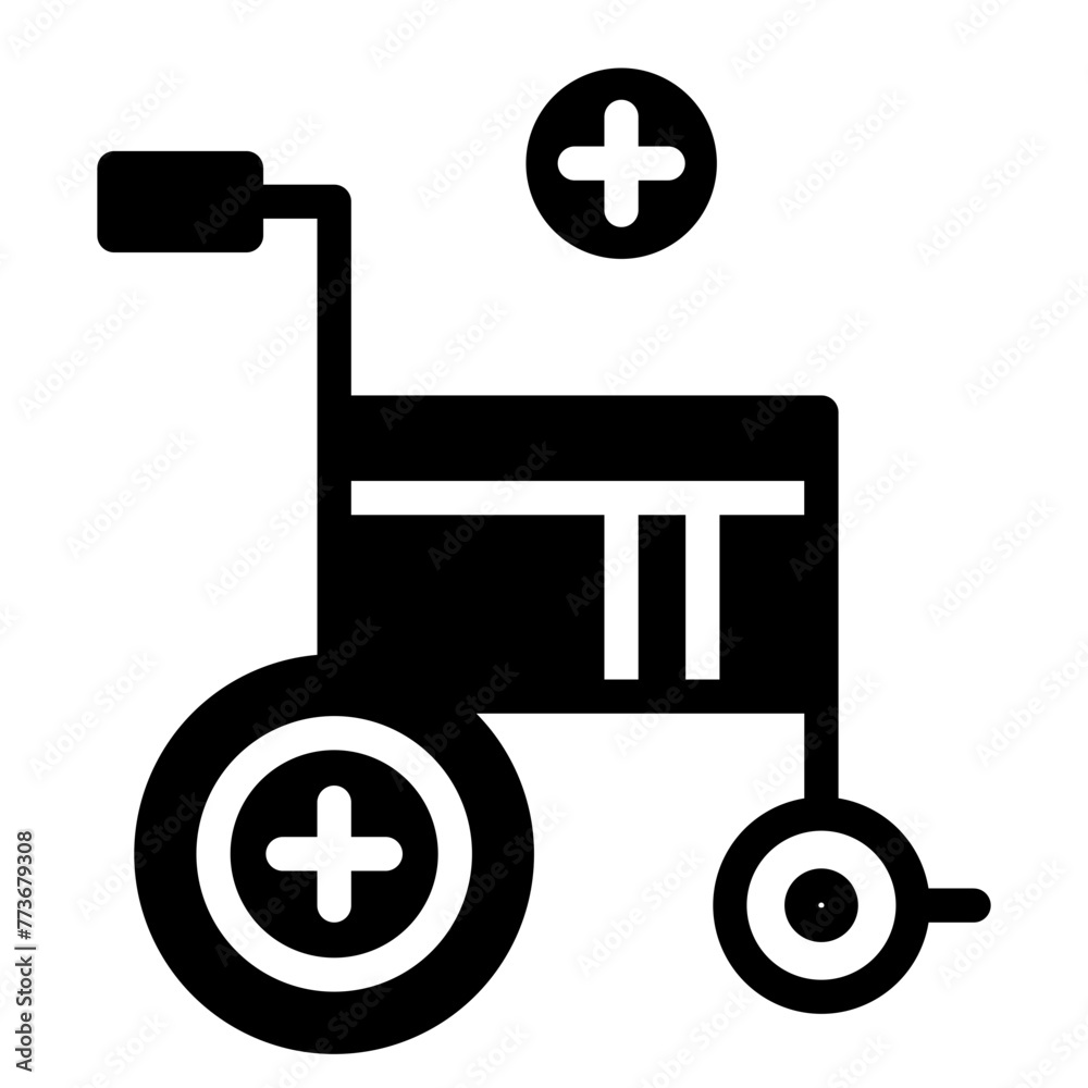Wheel Chair Icon Wheel Chair Icon