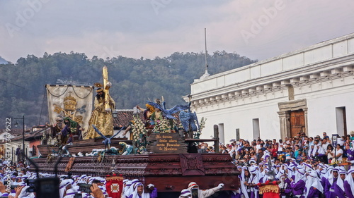 Foto Procession of Jesus Nazareno de la Merced in Antigua Guatemala