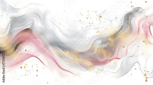 solid white background with swirls photo