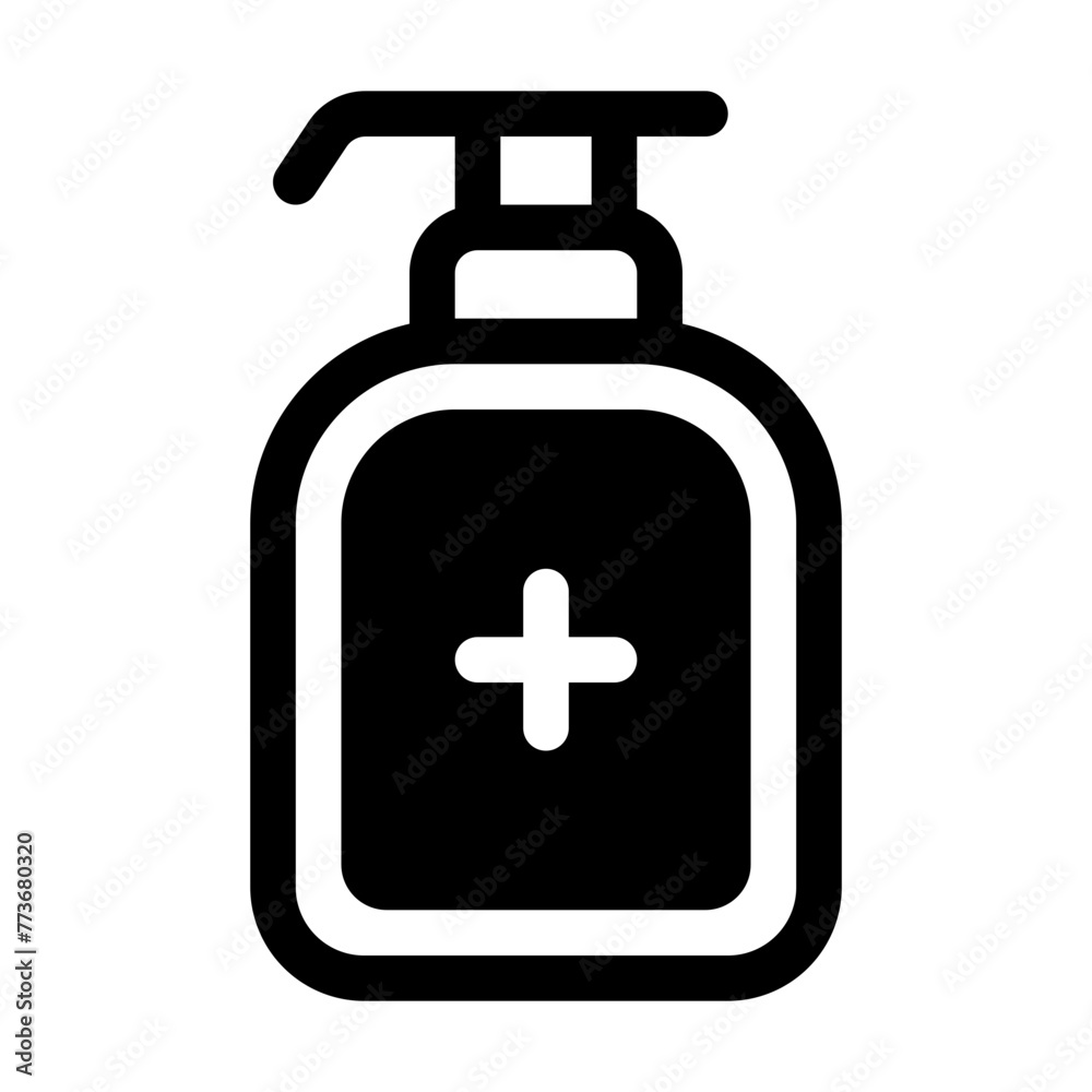 Antiseptic Glyph Icon Antiseptic Glyph Icon
