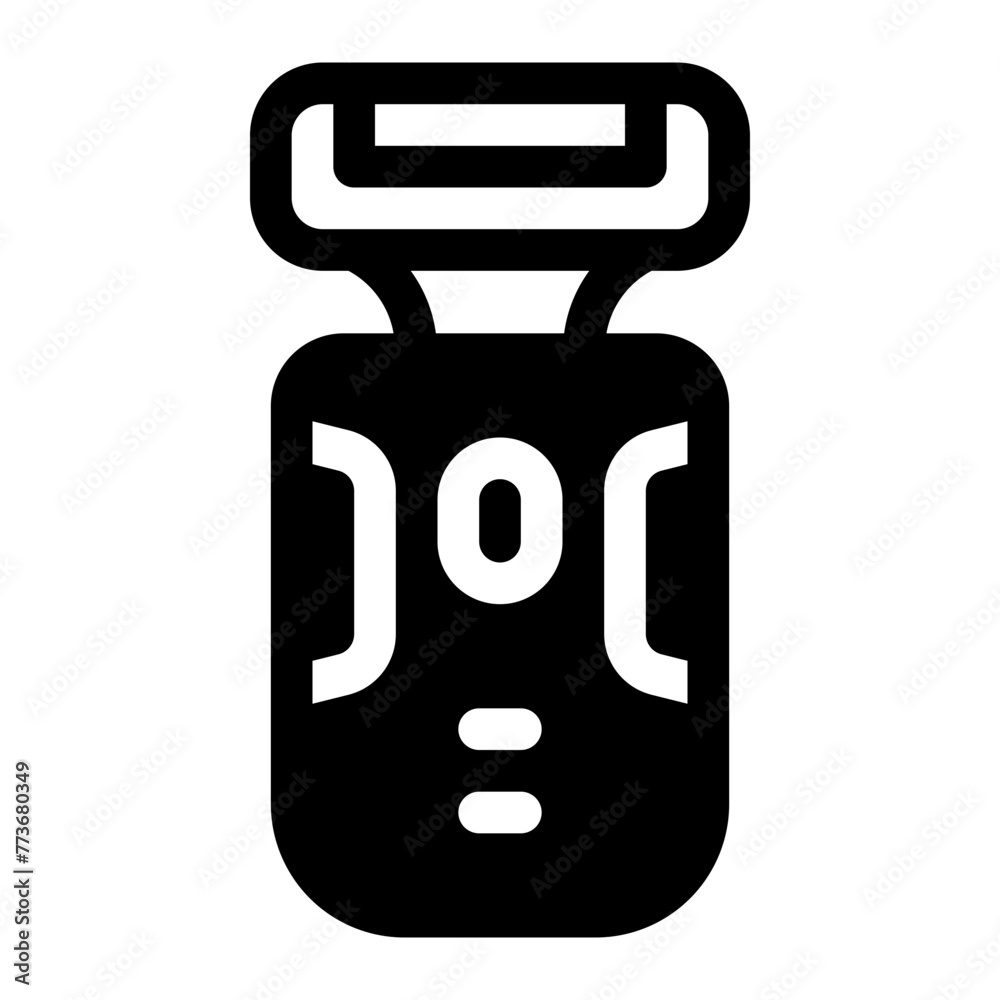 Shaver Glyph Icon Shaver Glyph Icon