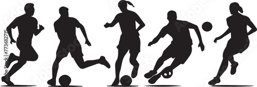 Black and white sketch of football plaing 