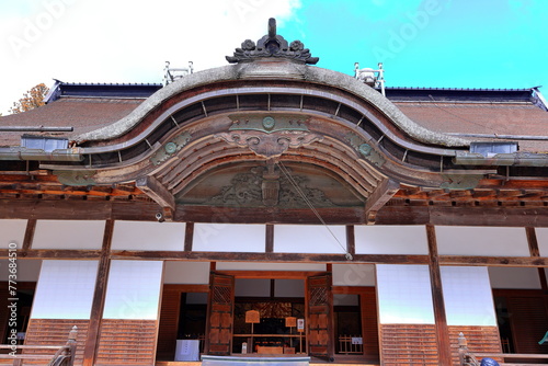 Kongobu-ji, headquarters of Shingon Buddhism at Koyasan, Koya, Ito District, Wakayama, Japan photo