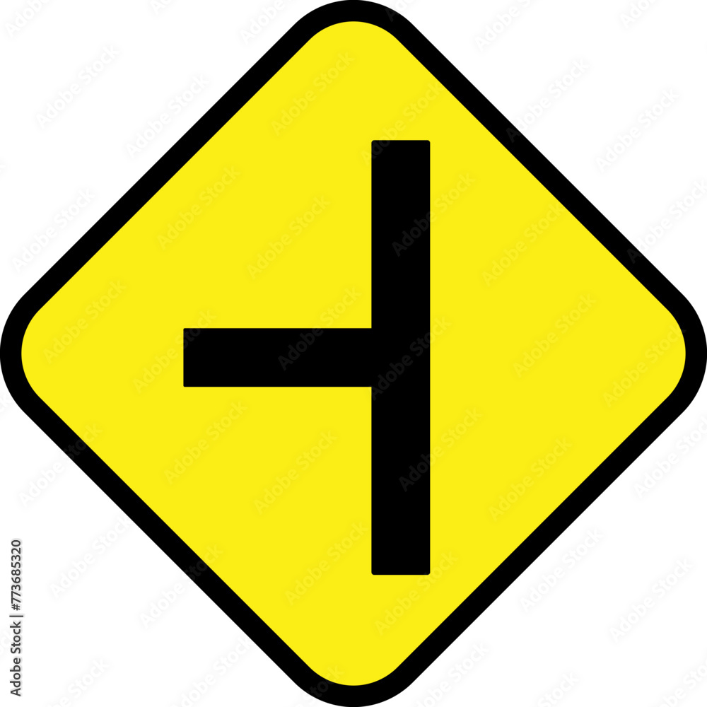 Fototapeta premium sign side road