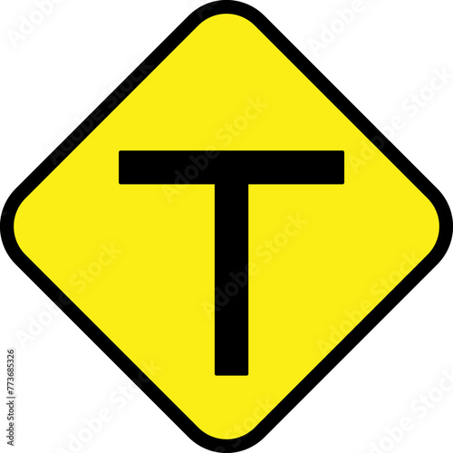 sign T Intersection